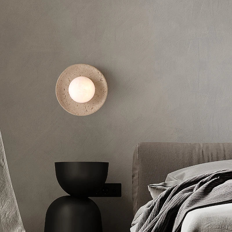 Transitional wall sconce for home decor