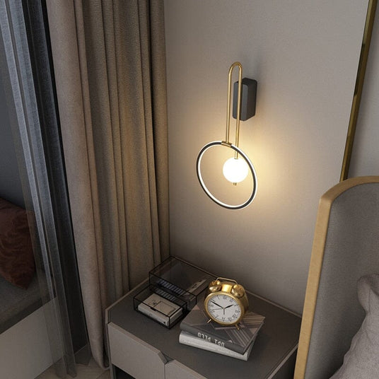 Glass Wall Lamp Design