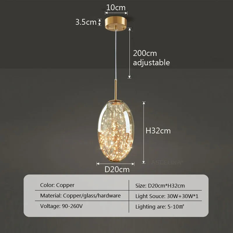 Stone Pendant Light for Home Decor Enthusiasts