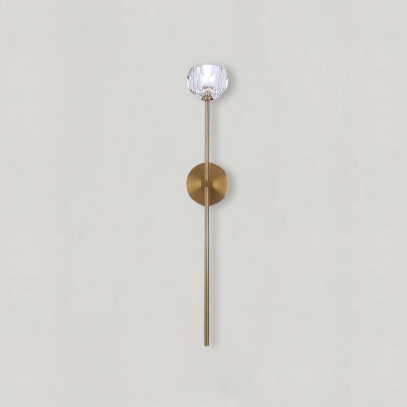 Crystal wall sconce for living room