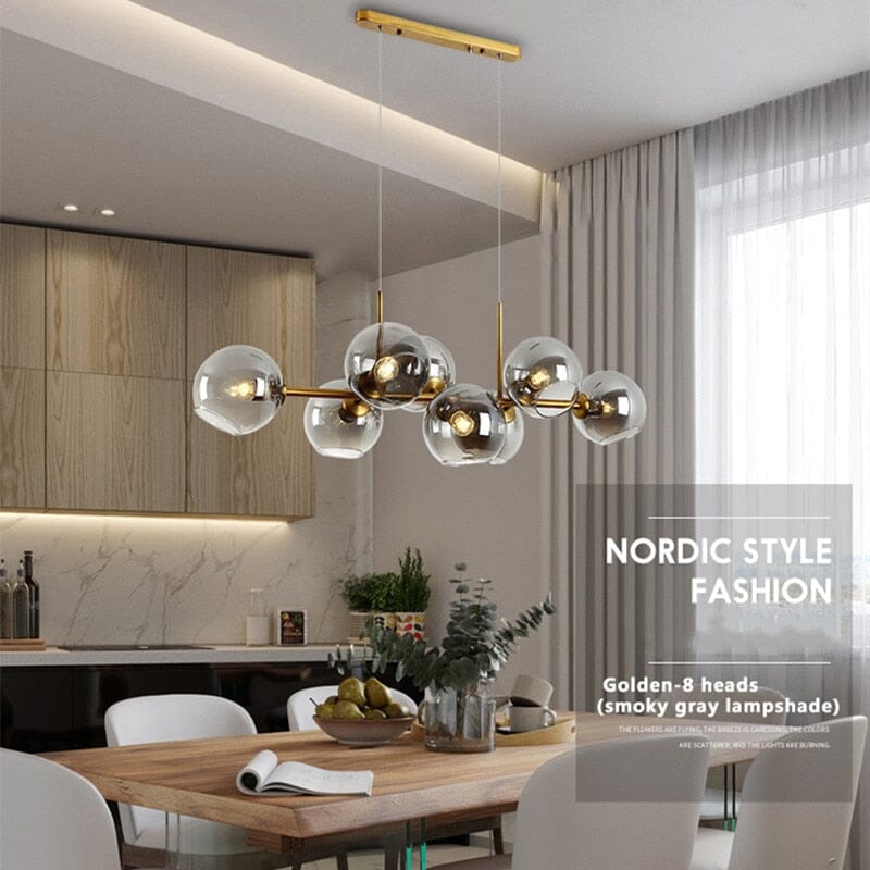 Bubble Chandelier for Dining Space Ambiance