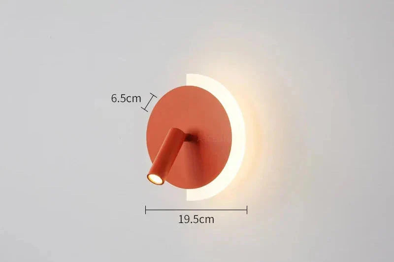 Wall lamp for hallway ambient lighting