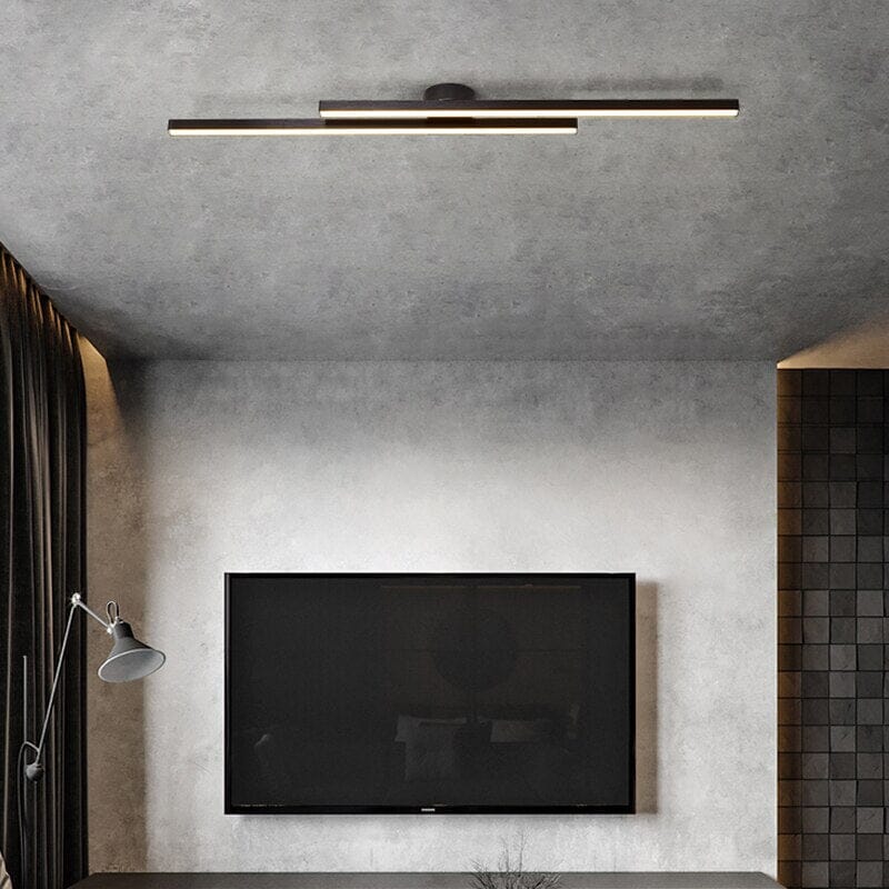 Black and White Striped Finish Detail