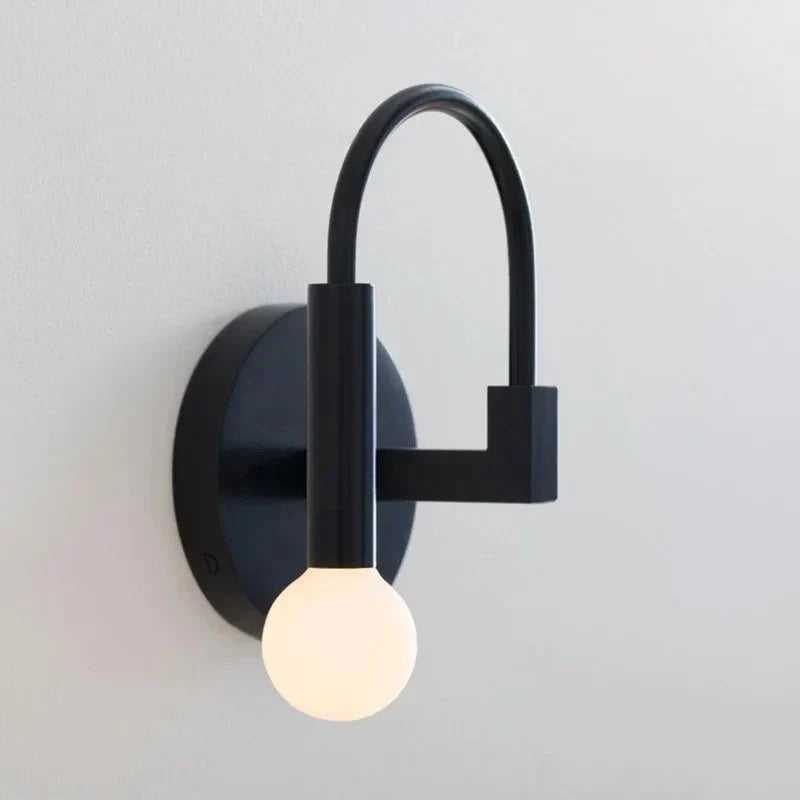 Durable metal wall light for modern homes