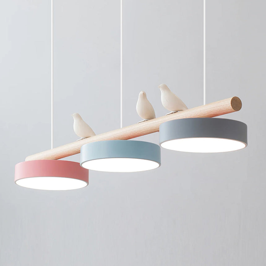 Bird Pendant Light Warm LED Glow