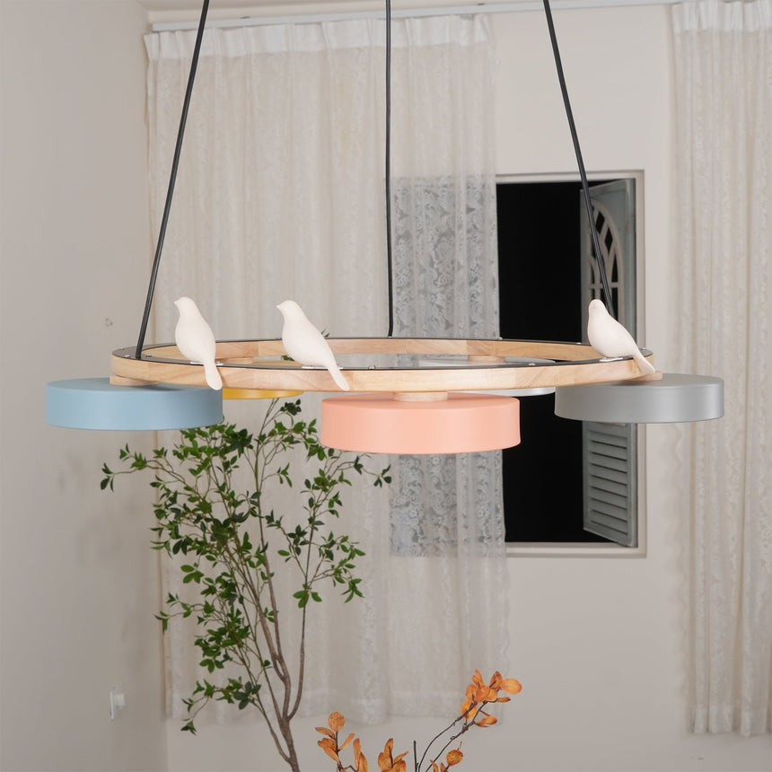 LED Chandelier Warm Light Fixture