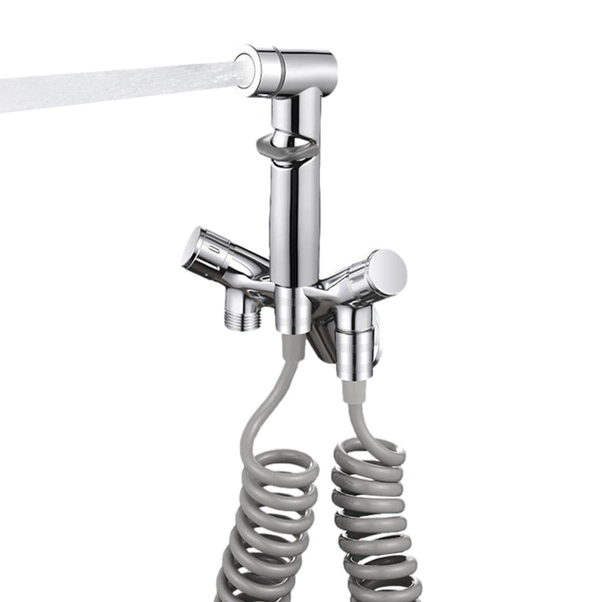 Handheld bidet spray faucet for contemporary home interiors