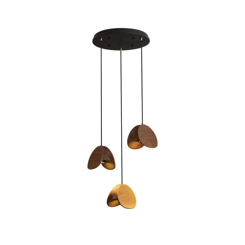 Wood Pendant Light Ambient Lighting View - OroDwell