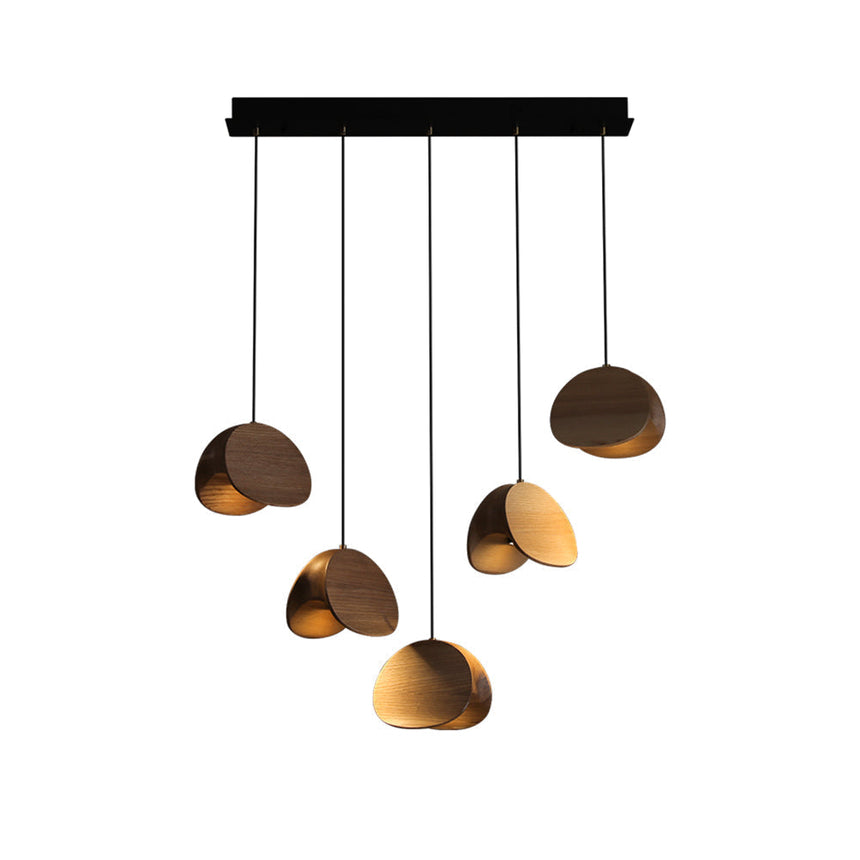 SylvaLeaf Wood Pendant Light Close-Up Detail - OroDwell
