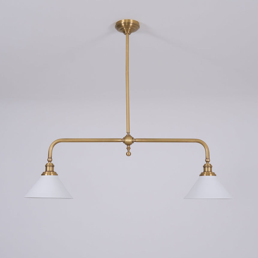 AstraVex Vintage Glass Pendant Light With White Shade OpalDwell