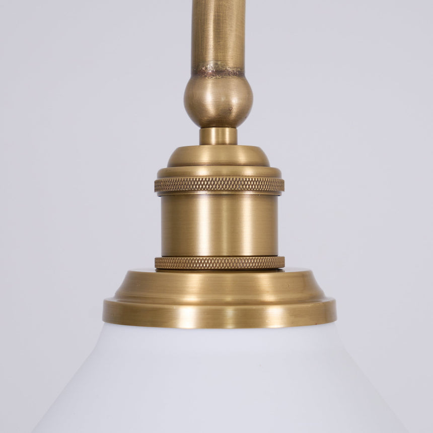 Vintage Glass Pendant Light Warm Soft Glow