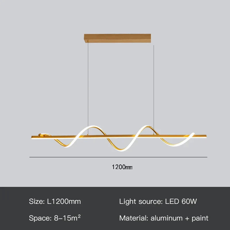 remote controlled led chandelier with three light modes