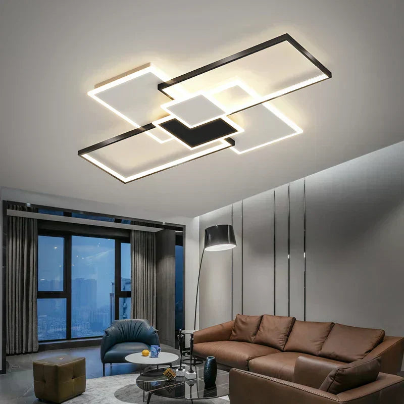 Shadeless Chandelier Modern Iron Finish Fixture