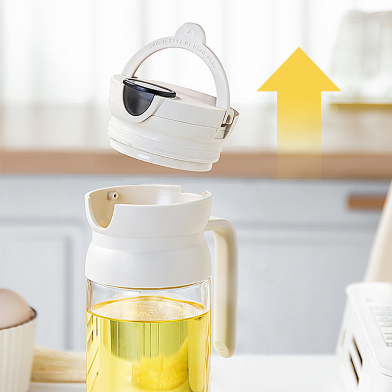 Oil Pourer Bottle – Auto-Closing Spout