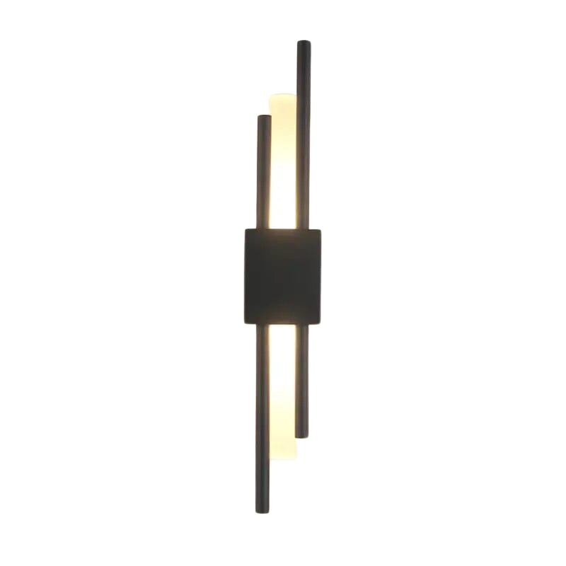 Black wall lamp for kitchen accent lighting