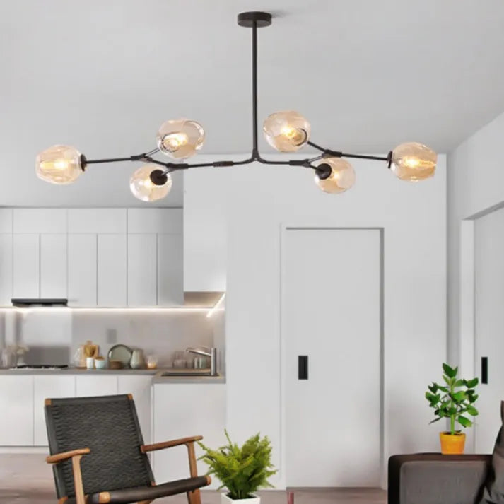 LustraNova Chandelier Custom Hanging Length Detail - OpalDwell