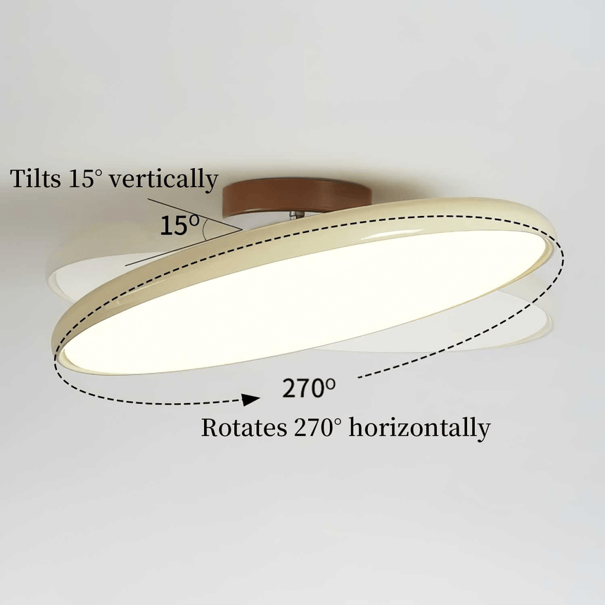 NylaGlow Adjustable Ceiling Light for study room lighting - OpalDwell