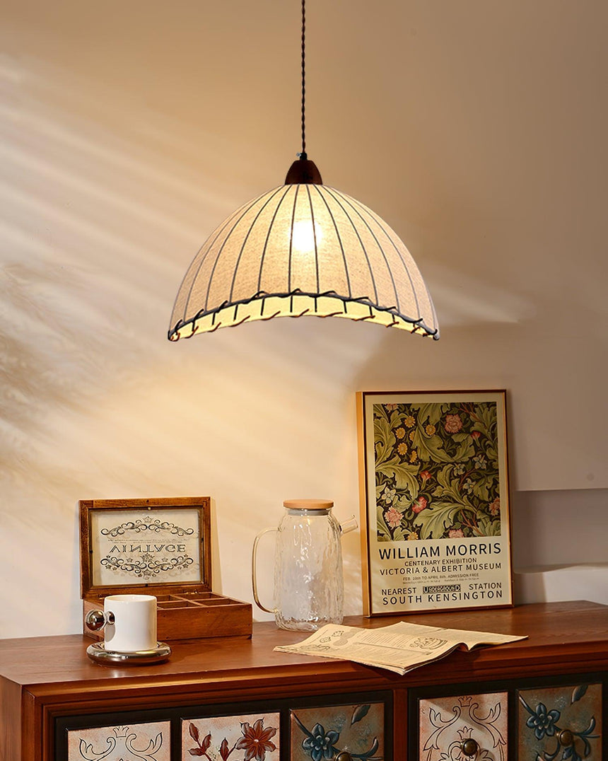 Pendant Light Installed In Dining Room Setting - OroDwell