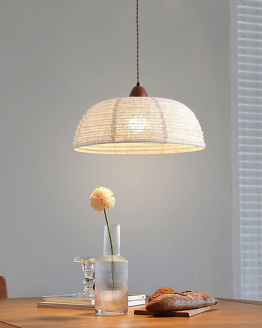 Wood Pendant Light Harmonious Earthy Charm - OroDwell
