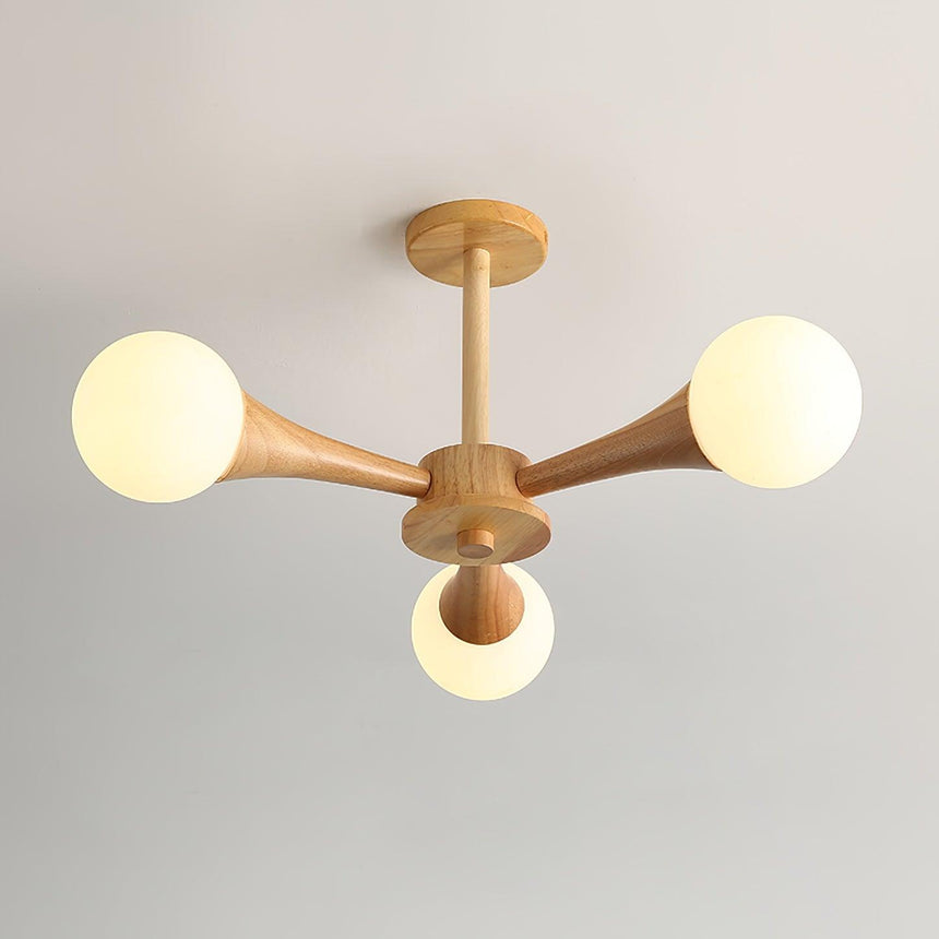 Wood Pendant Light Modern Contemporary Home Accent - OpalDwell