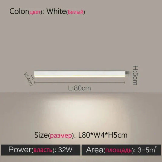 Rectangular Ceiling Light Detail View