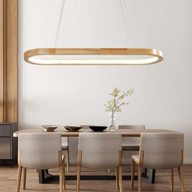 Wood Pendant Light Additional Detail View