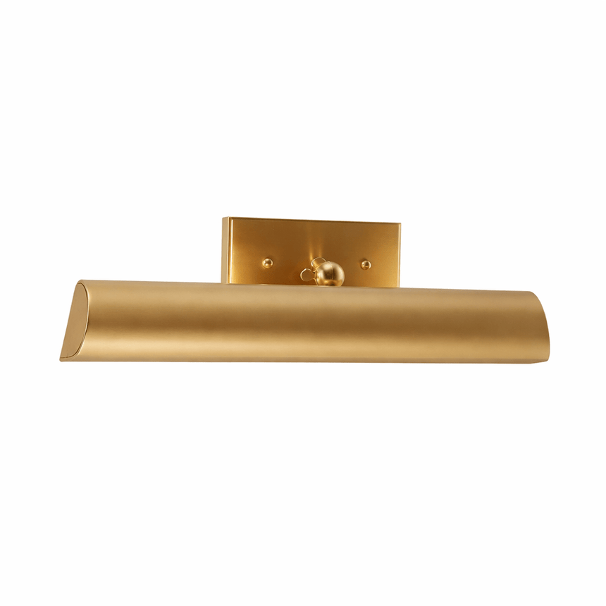 The rolled shade seen level, the plate flat and the fixing centered