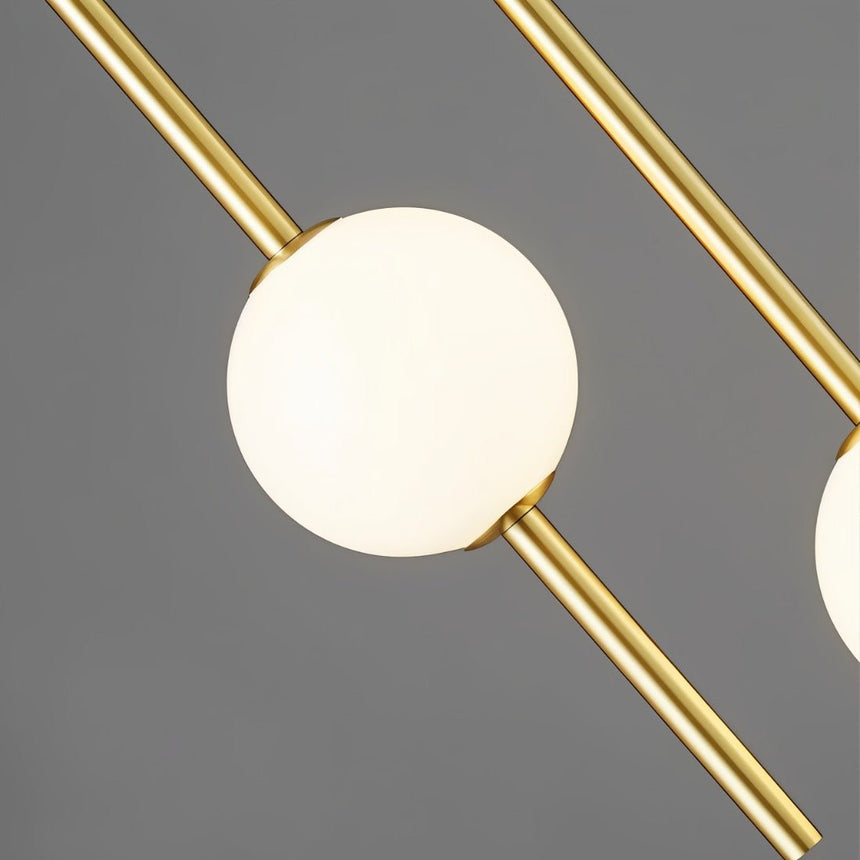 Metal Glass Pendant Light Fixture