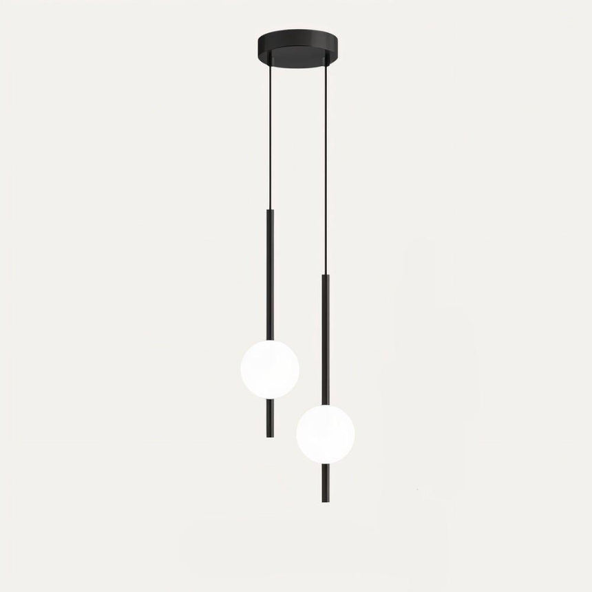 Glass Pendant Light Adjustable LED Design