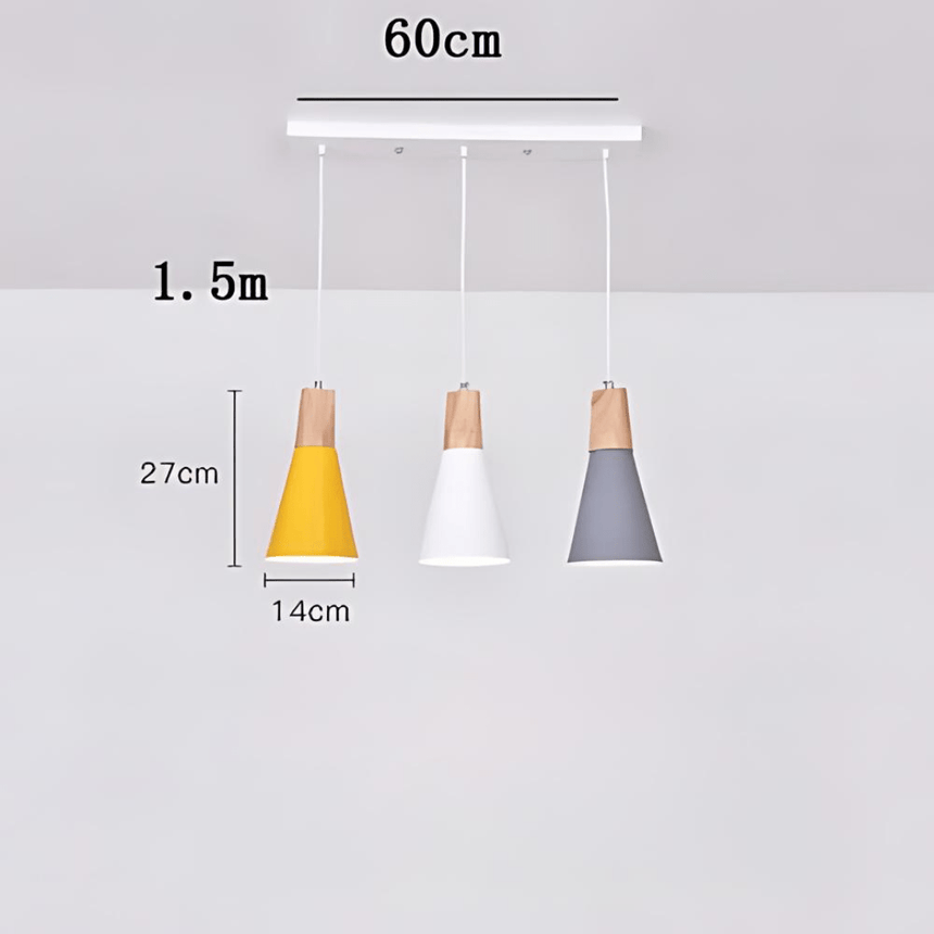 Brinley Metal Pendant Light lifestyle scene – entryway | OroDwell