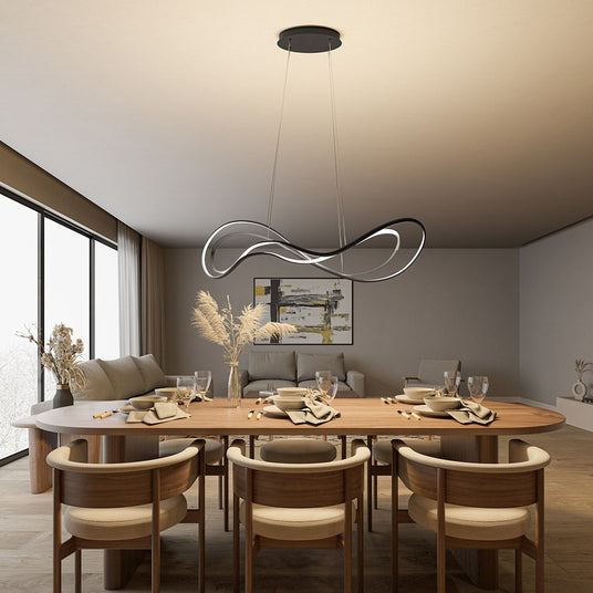 Dimmable LED hanging lamp with warm glow