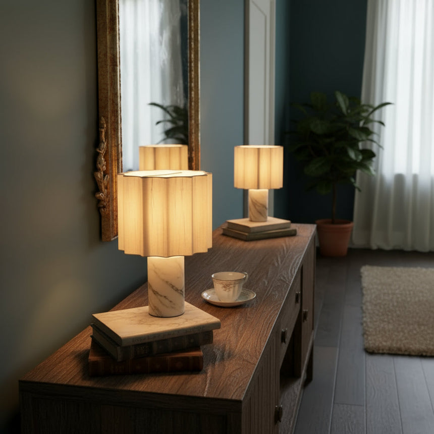Marble Table Lamp for Home Decor Enthusiasts