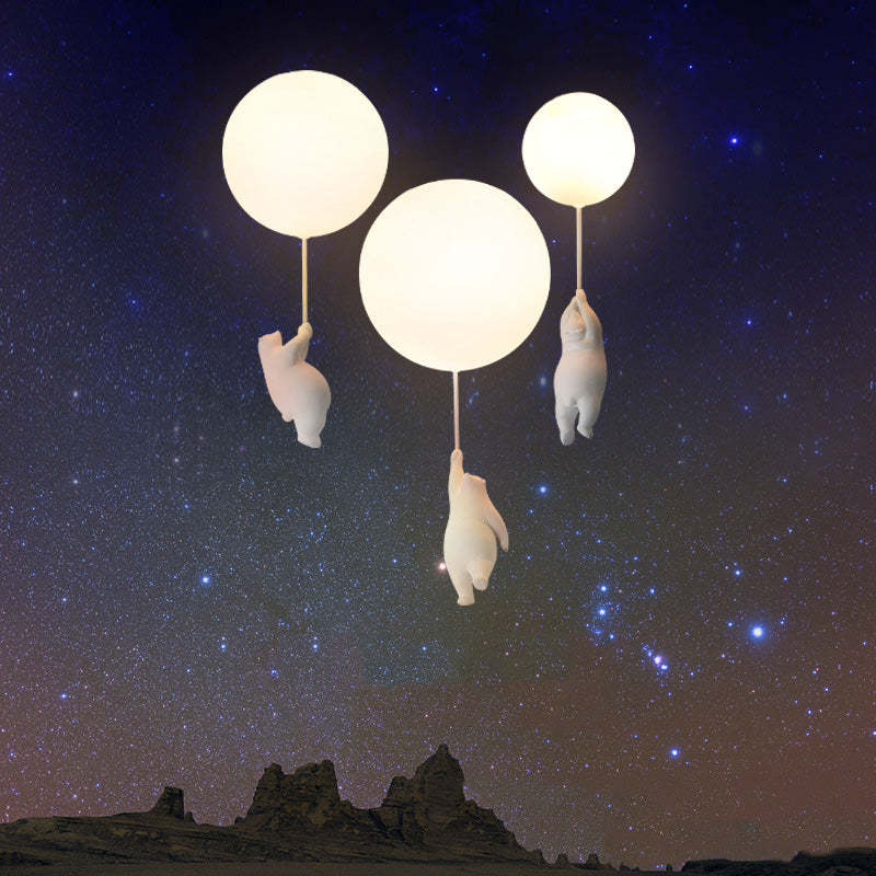 Metal Pendant Light Balloon Design for Kids Room - OpalDwell