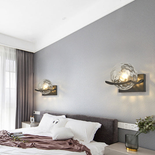 Glass Wall Lamp close-up – modern design | OroDwell