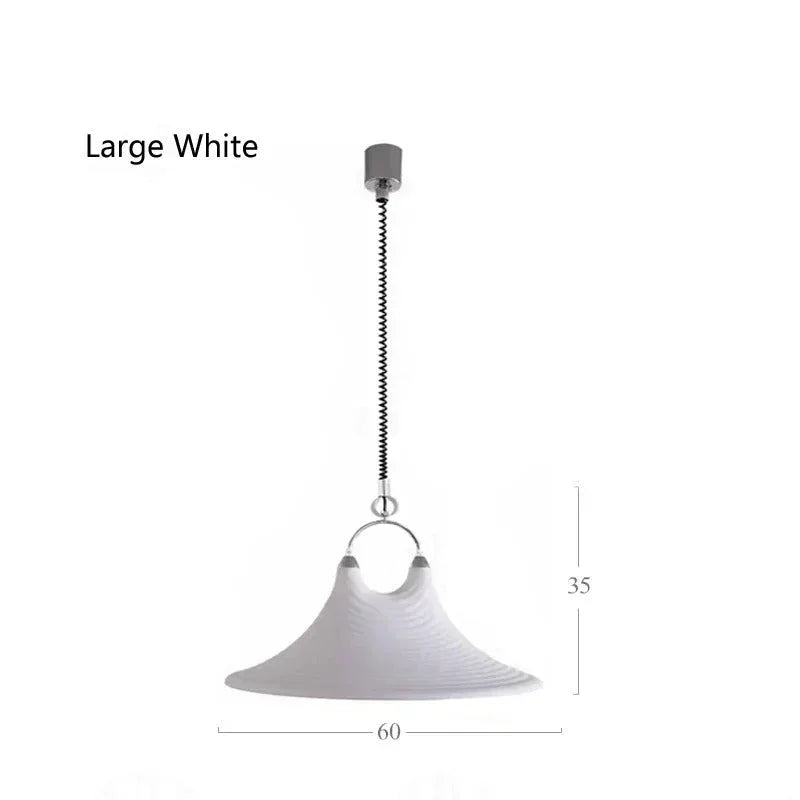 The large white version drawn with its 60 cm width marked