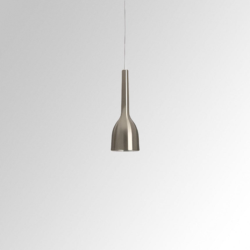 Metal pendant light soft ambient glow style accent piece