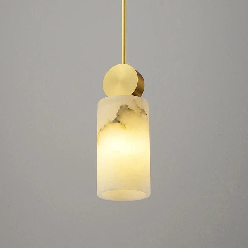 Marble Pendant Light Remote Control Dimming Feature