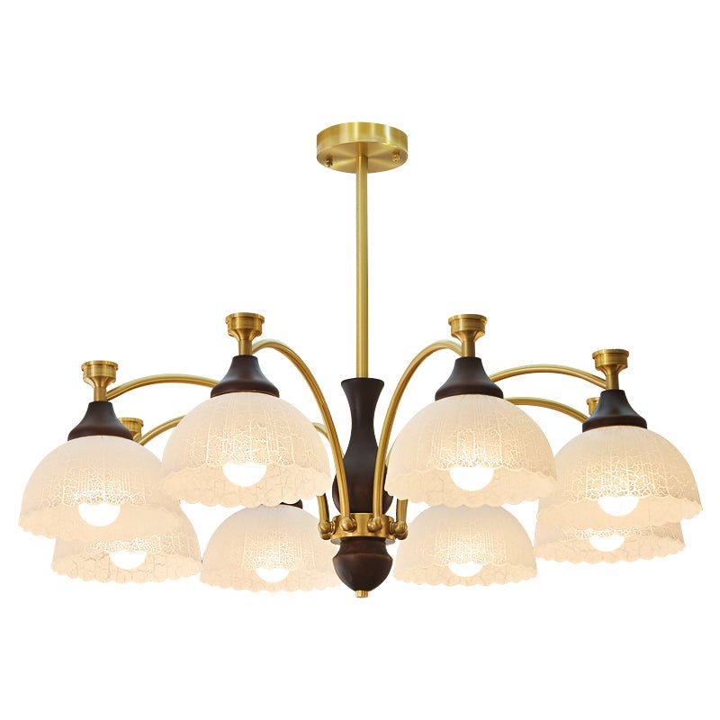 The eight light build with domes ringed around the column