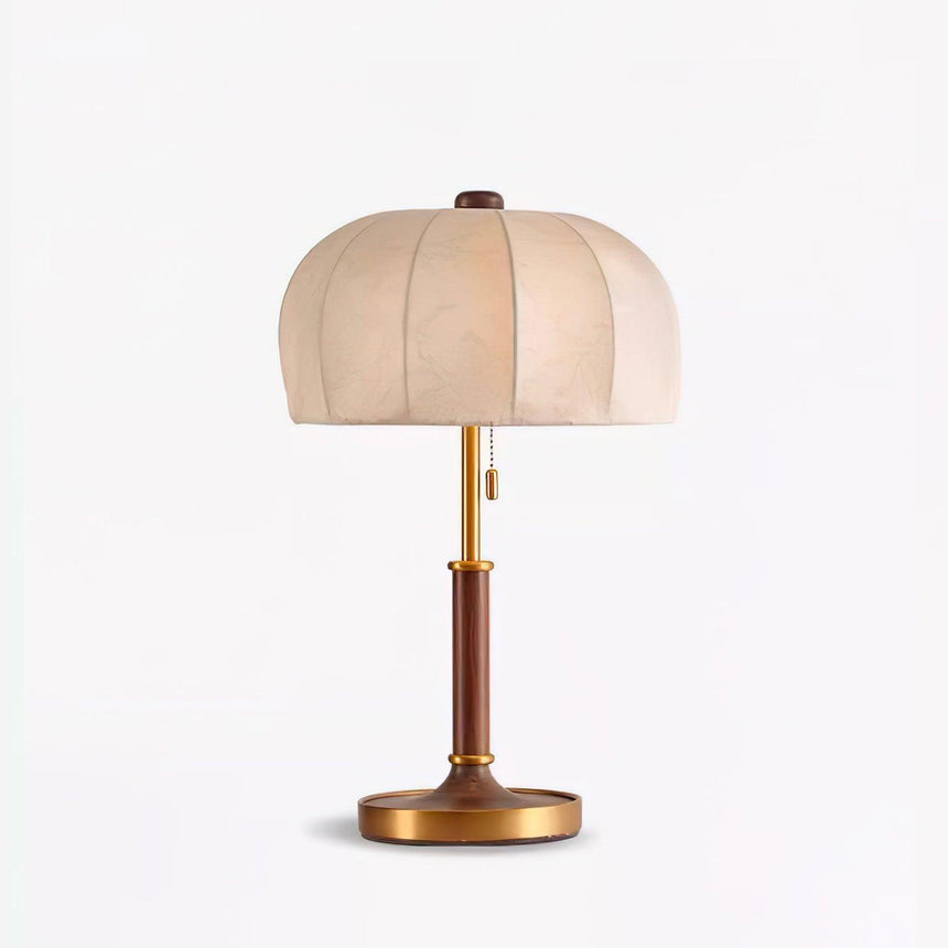 Segmented dome lamp unlit against a plain white ground