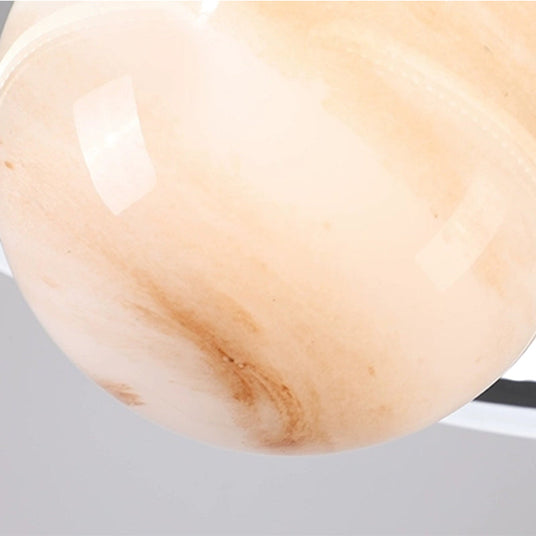 Orion Orbit Pendant Light acrylic globe close-up