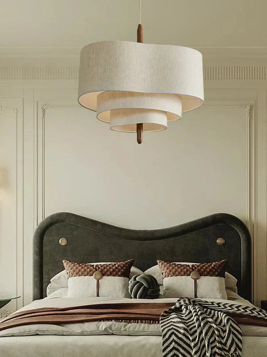 Fabric Chandelier Textured Design for Dining Room
