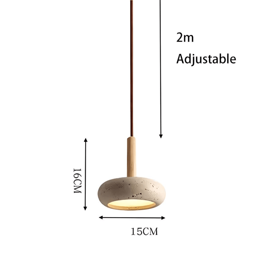 Stone pendant light LED for modern homes decor