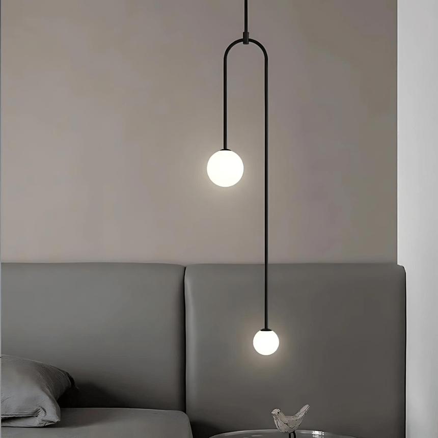 Marielle pendant lamp painted metal finish close-up