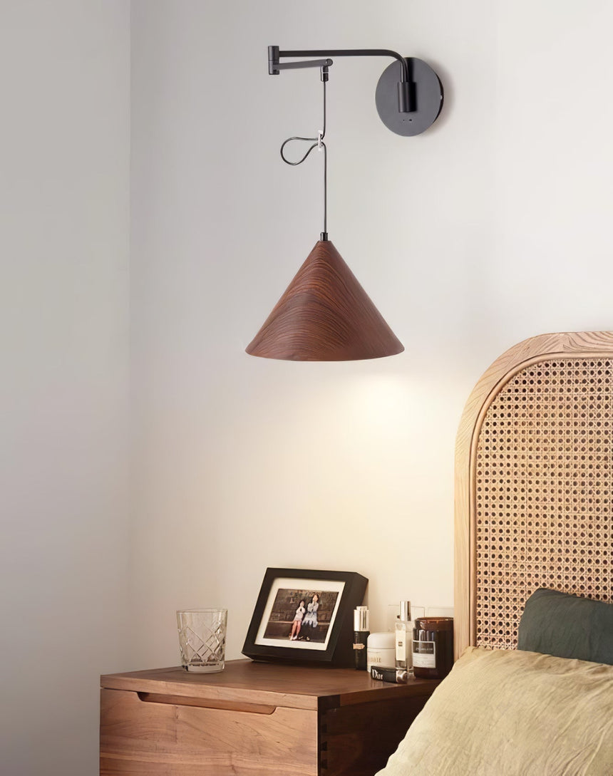 Swing-Arm Wall Lamp with Metal Finish for Living Room | OroDwell