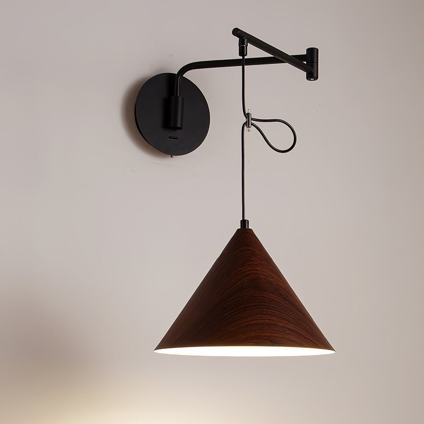 Adjustable Reading Light Swing-Arm Wall Lamp with Sleek Silhouette | OroDwell