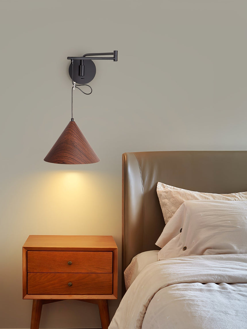 Metal Swing-Arm Wall Lamp for Contemporary Living Spaces | OroDwell