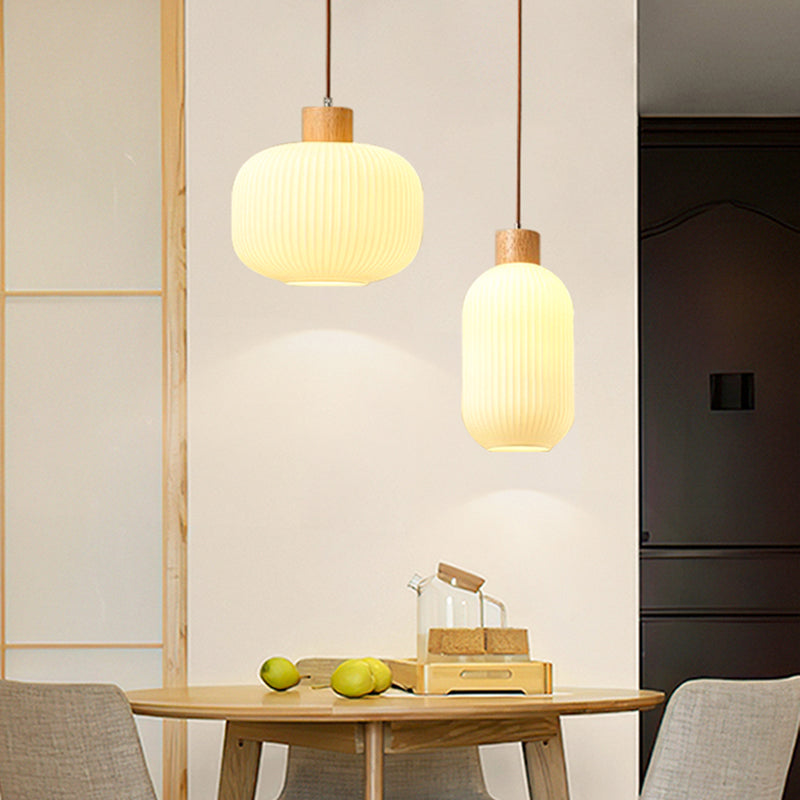 Wood Pendant Light for Kitchen Island Lighting