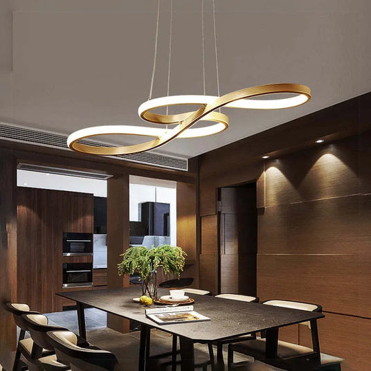 Nordic Aluminum Pendant Light, Warm White LED