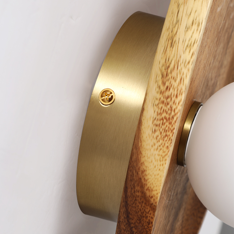 LumiVerde Wood Wall Lamp Warm Ambient Glow