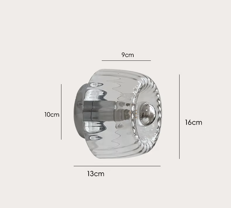 Wall mounted wall sconce for bedroom
